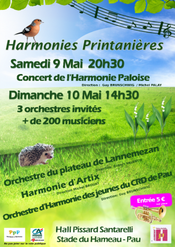 Affiche Harmonies Printanières 2015